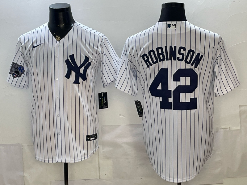 Men New York Yankees #42 Robinson white Game Nike MLB 2026 Jersey 0518001